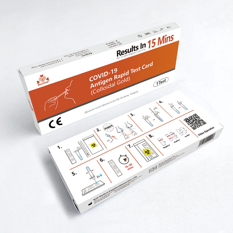 technologia backgroundus novae coronavirus (COVID-19) detectio antigenorum kits