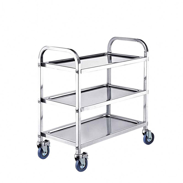 III Tier Kitchen Dining Hall Food Service utilitatem Cart