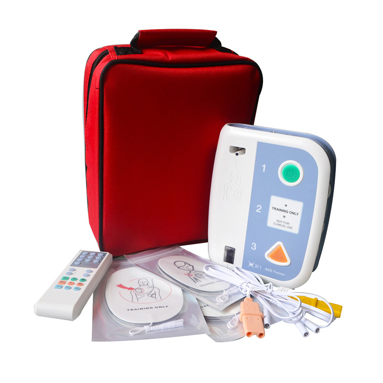 AED Instructus Automated externi defibrillator Teaching Primum Aid Training CPR School Bilingual Teach Tools