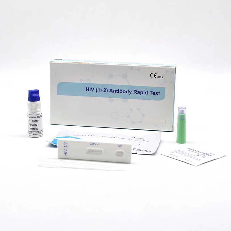 Ce0123 Probatus Sanguis 1+2 Home Usus Hiv Aids Test Nubeculata Kits