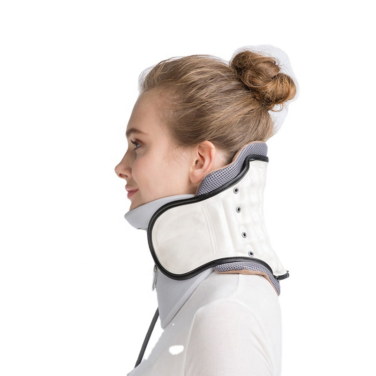 Inflatable Cervical Air Traction Collarem Tabulam