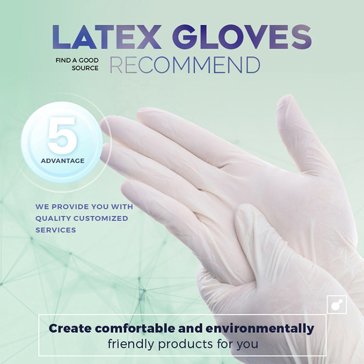 Pulvis Free Medical Latex Gloves