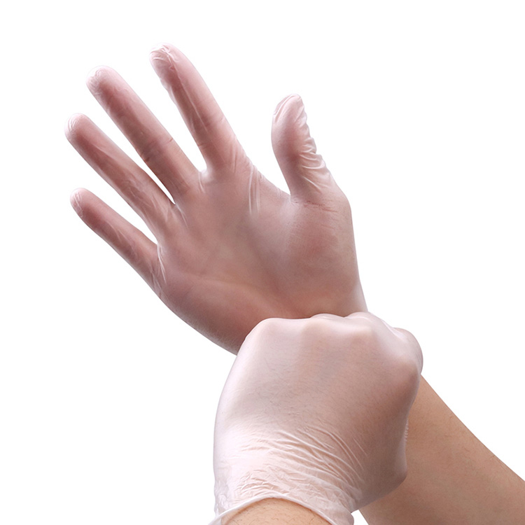 PVC pulveris Free Medical Vinyl Gloves